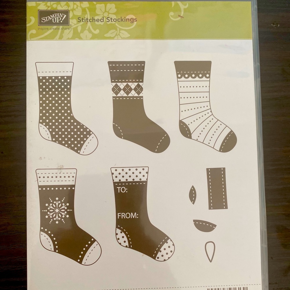 Stampin up! Stitched Stockings Stamp set
